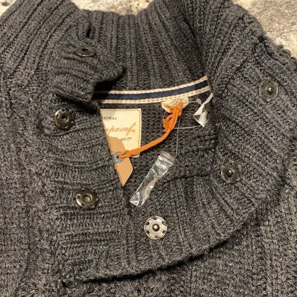 Weatherproof NWT Weatherproof Vintage Cable Knit Pullover Sweater Medium Gray - Picture 9 of 11